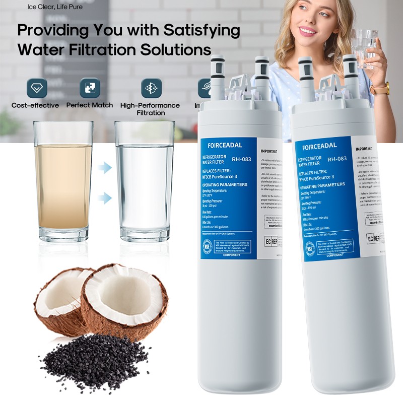2Pcs For Frigidaire WF3CB Refrigerator PureSource Ultra 3 Water & Ice Filter NEW