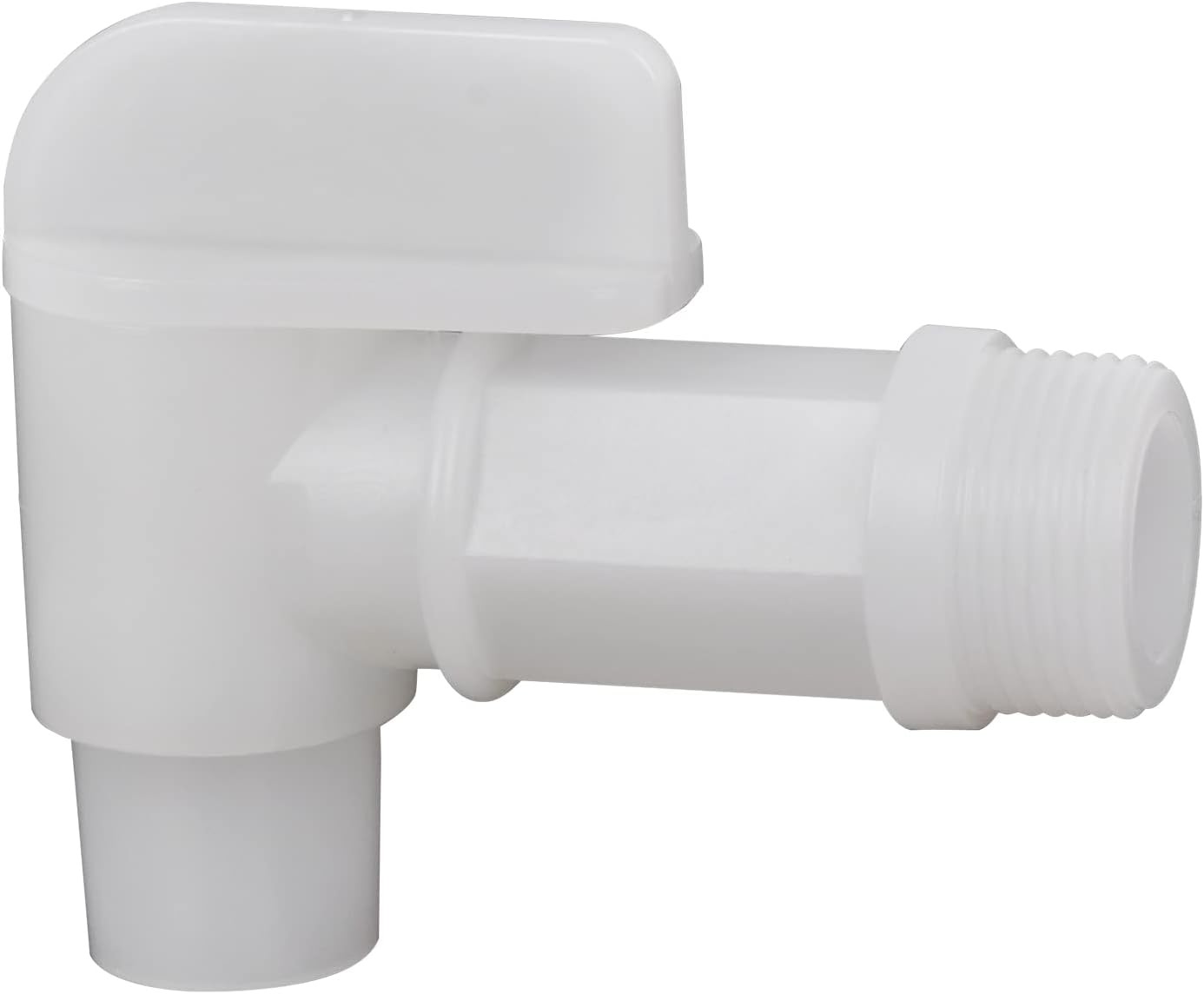 Plastic Faucet Spigot Drum Faucet, White Flow 3/4 for 1 Pack,