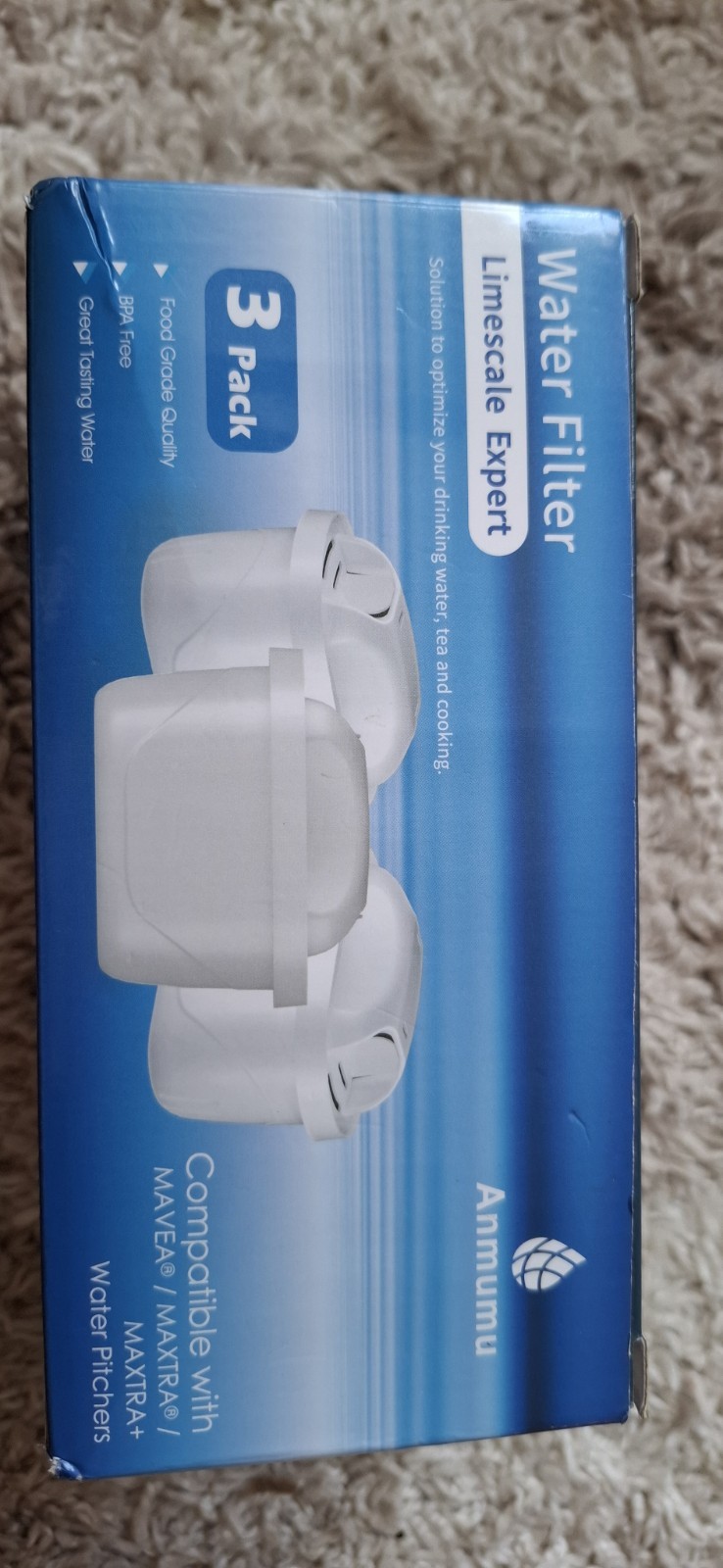 Universal Limescale Water Filter Cartridge for Brita Maxtra / Plus + Refill