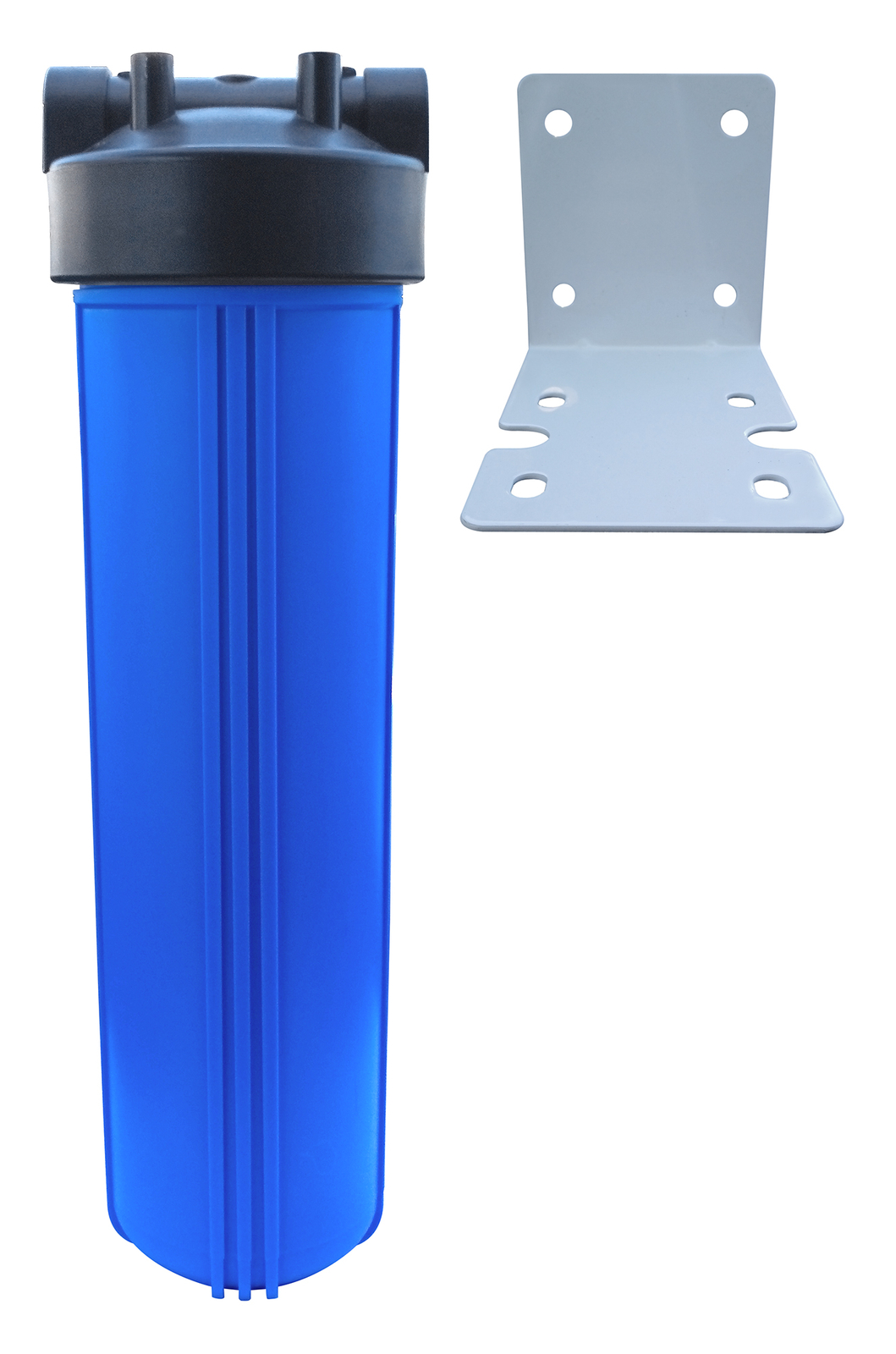 20″ x 4.5″ Big Blue Water Filter Housing For Whole House – 1″ Outlet/Inlet