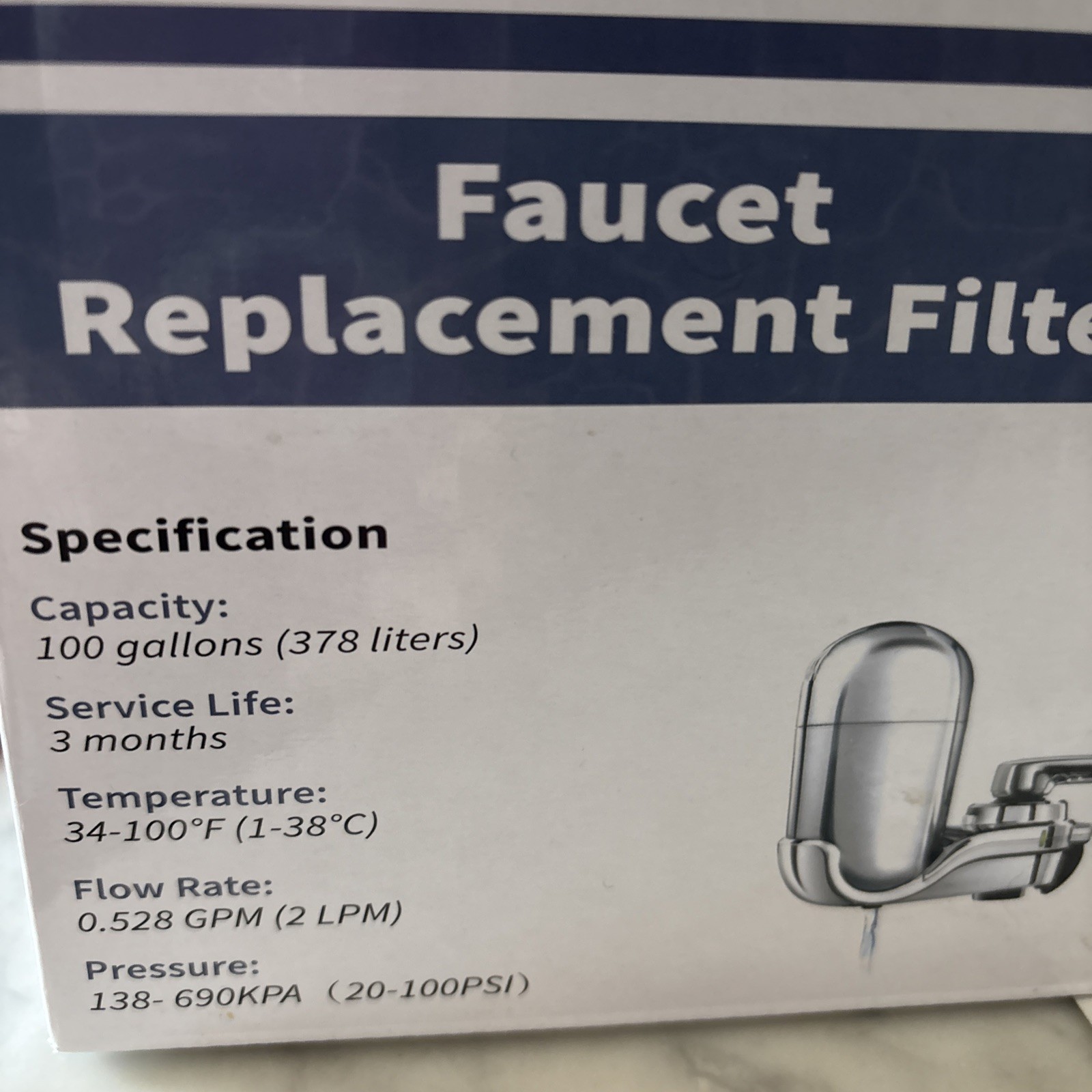 PUR Faucet Filter Replacement 5 New In Package Fil Fresh Fits All