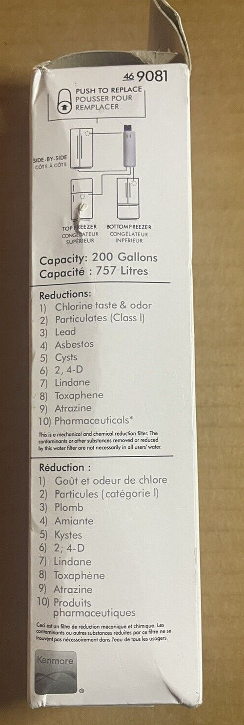 Kenmore 469081 Refrigerator Water Filter – White