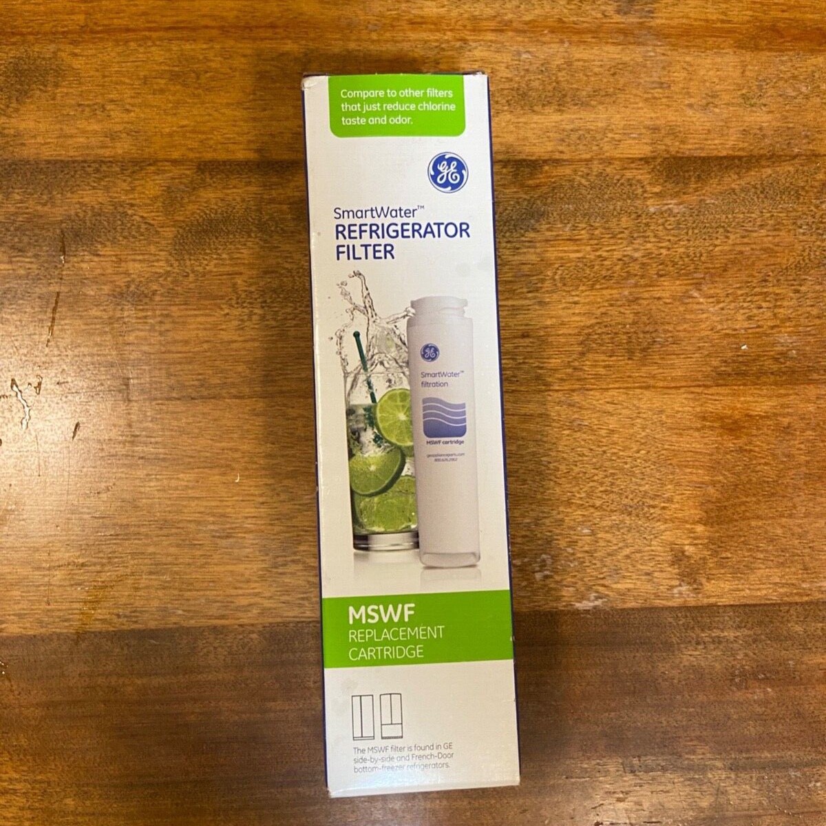 GE SmartWater MSWF Refrigerator Replacement Filter GE Side-by-Side French Door
