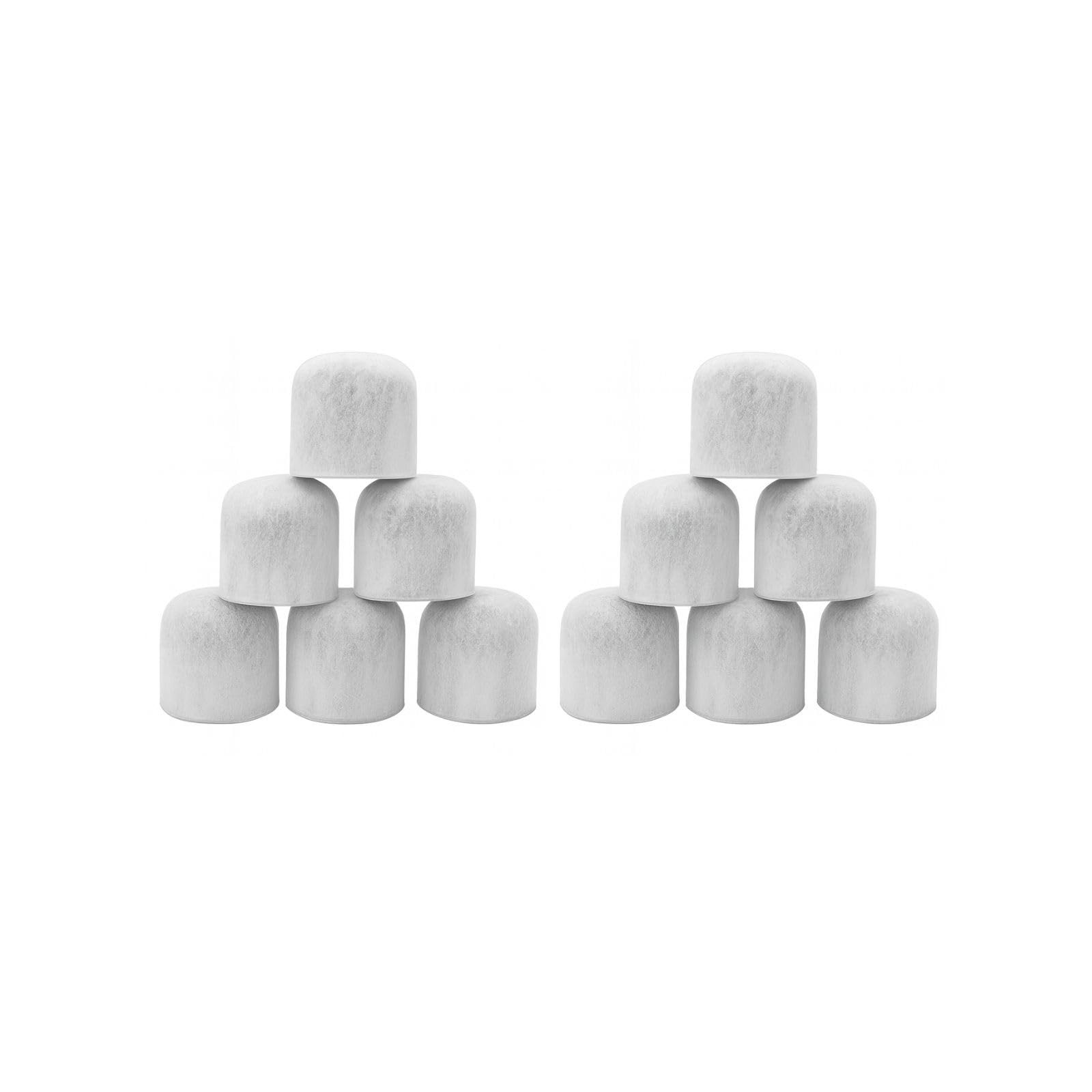 Activated Carbon Water Filter Replacement for Portable Coffee Maker – 12 Filters