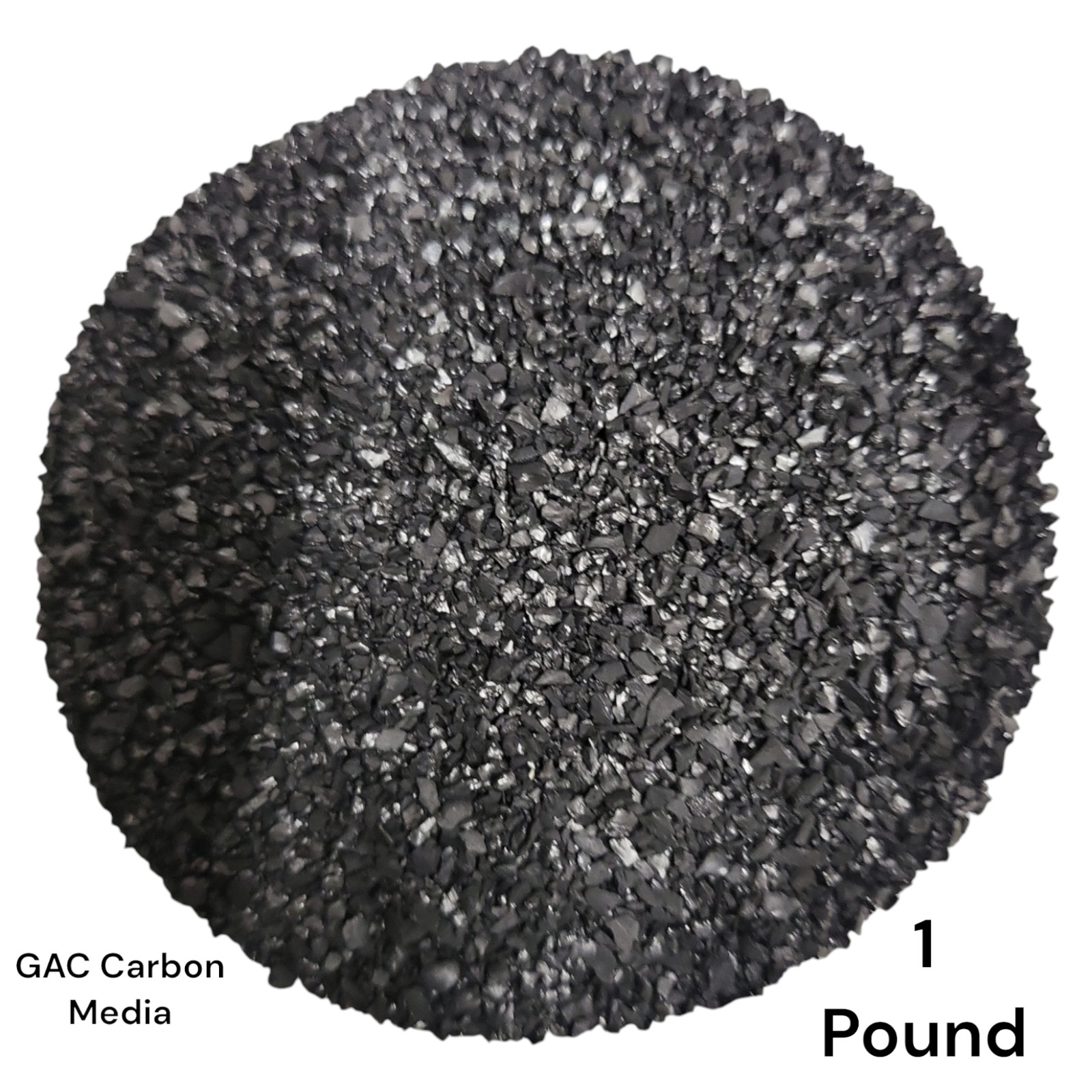 Granulated Activated Carbon Water Filter Media made of coconut shell (1 lbs.)