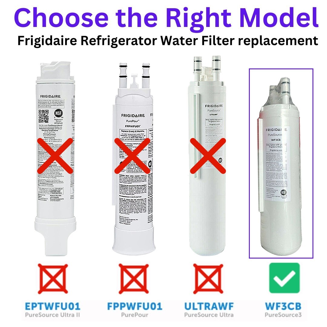 New Sealed Frigidaire WF3CB Puresource³ Refrigerator Water Filter WF3CB, 1 PACK