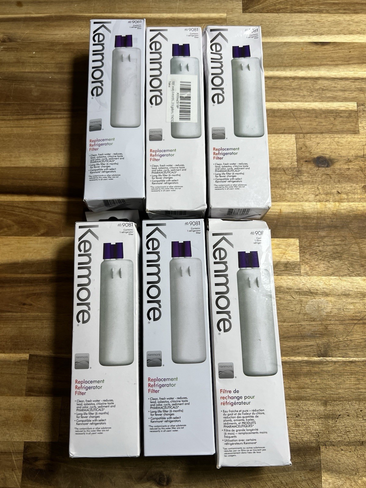 Lot of 8 Kenmore 9081 Replacement Refrigerator Water Filter 46-9081(2 unsealed)