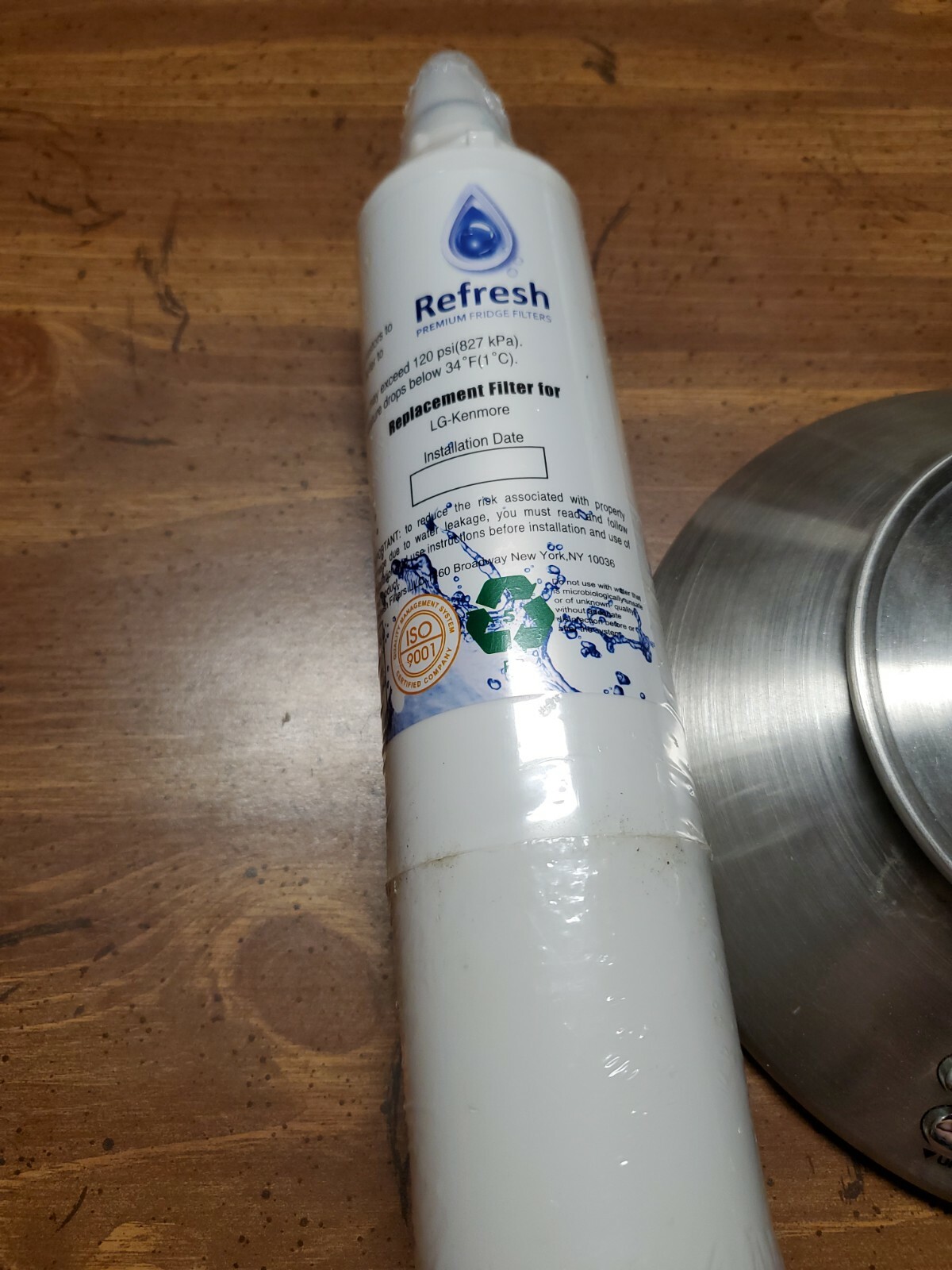 Refresh Water Filter R-9990 Fits LG LT600P 5231JA2006A KENMORE 46-9990 WF600 NEW