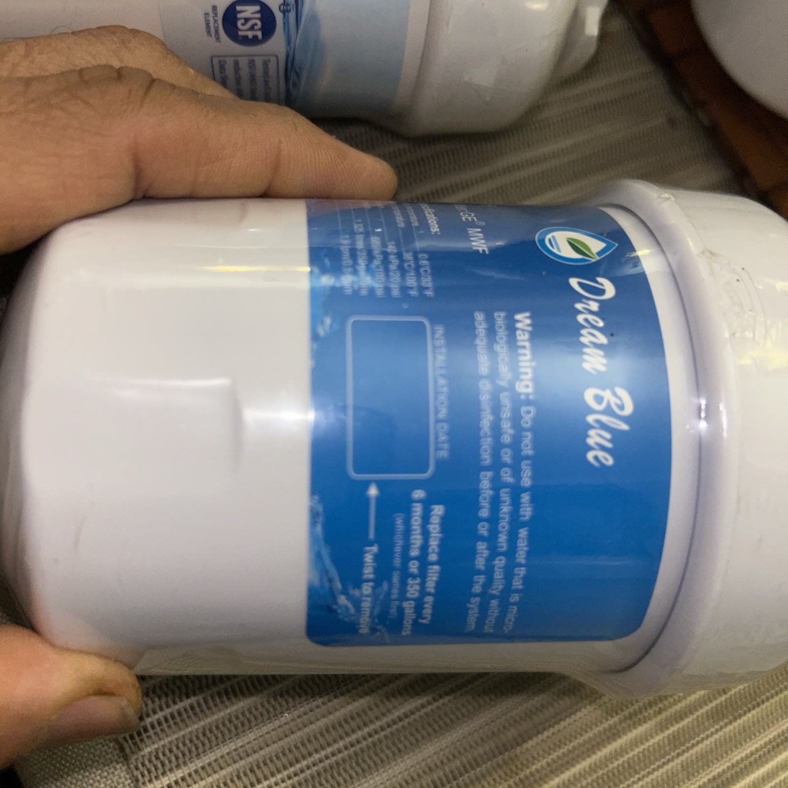ICEPURE Replacement For GE MWF SmartWater MWFP GWF Fridge Water Filter