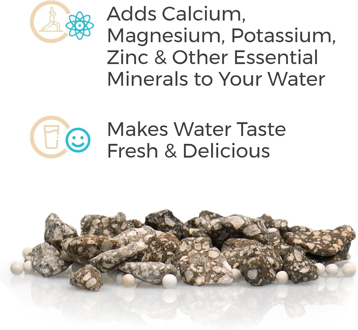 Mineral Stones Replacement | Adds Healthy Minerals & Alkalinity Lasts 2 Years