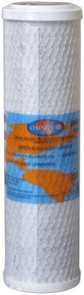 Carbon Block Water Filter Cartridge Made in the USA Omnipure OMB934XF 10″ x 2.5″