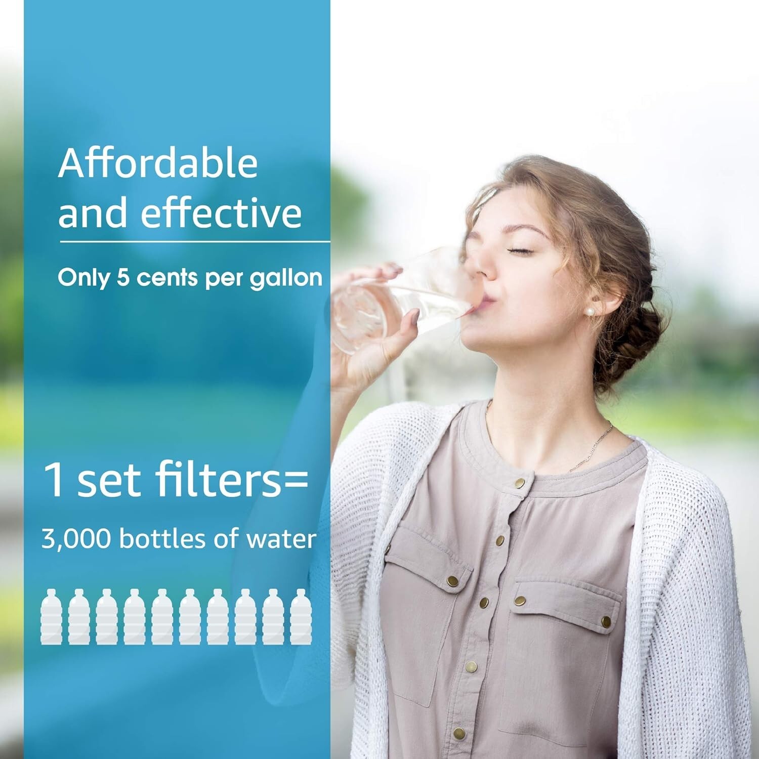 AQUACREST Countertop Water Filter, Replacement for AQ-4035®Drinking Water System