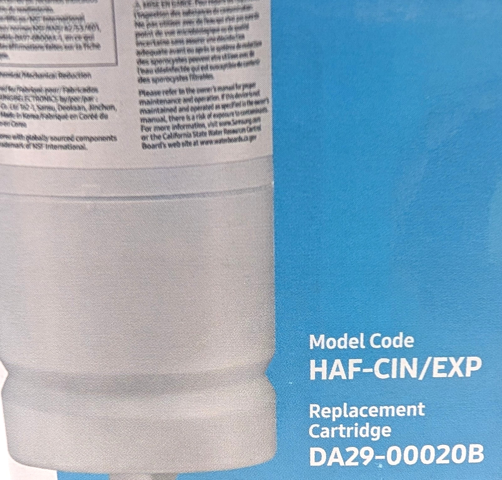 Samsung Refrigerator Water Filter HAF-CIN/EXP DA29-00020B – 4 PACK
