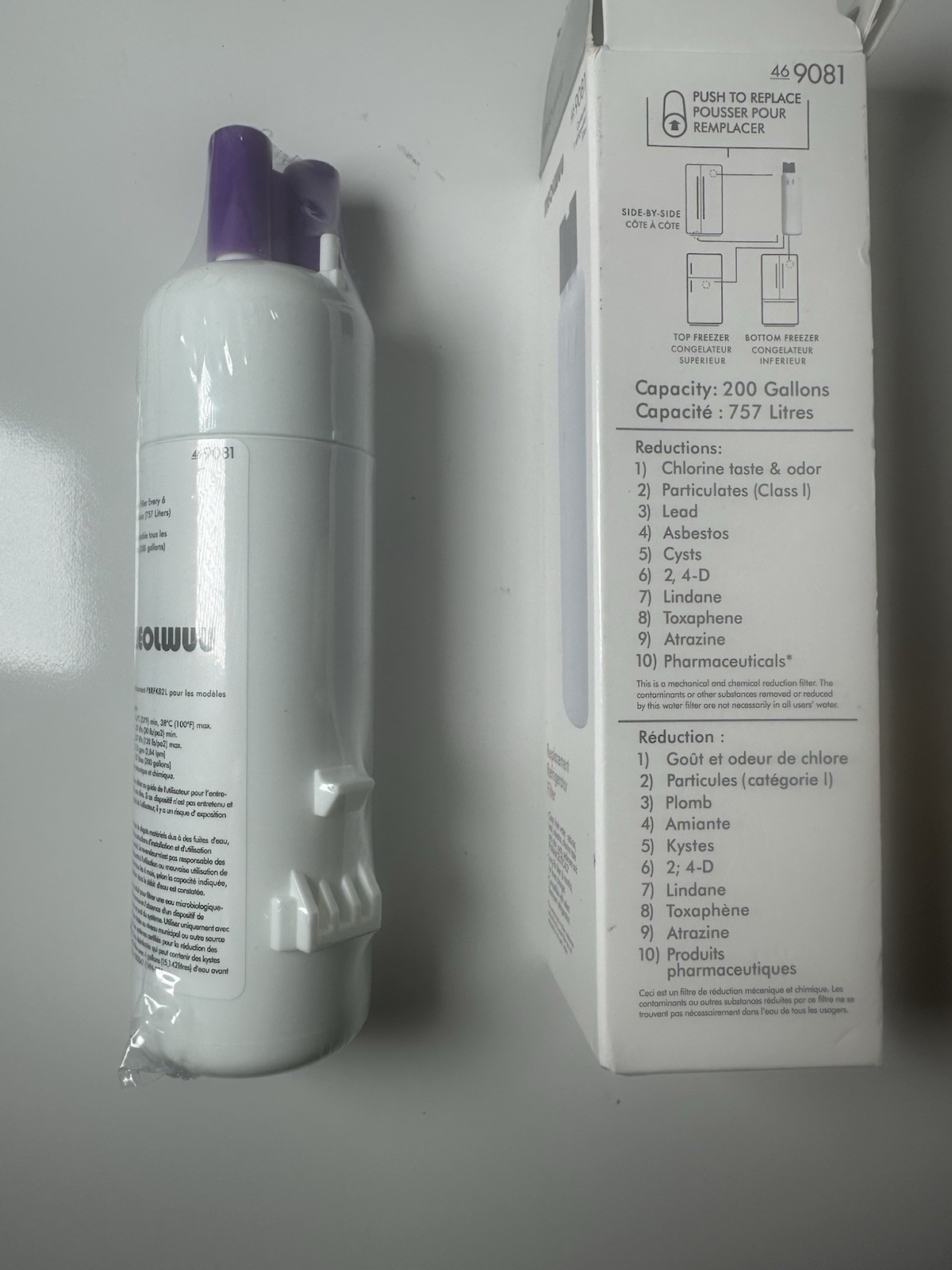 Meolwuu 9081 Replacement Refrigerator Water Filter 46-9081 NIB Free Shipping B6
