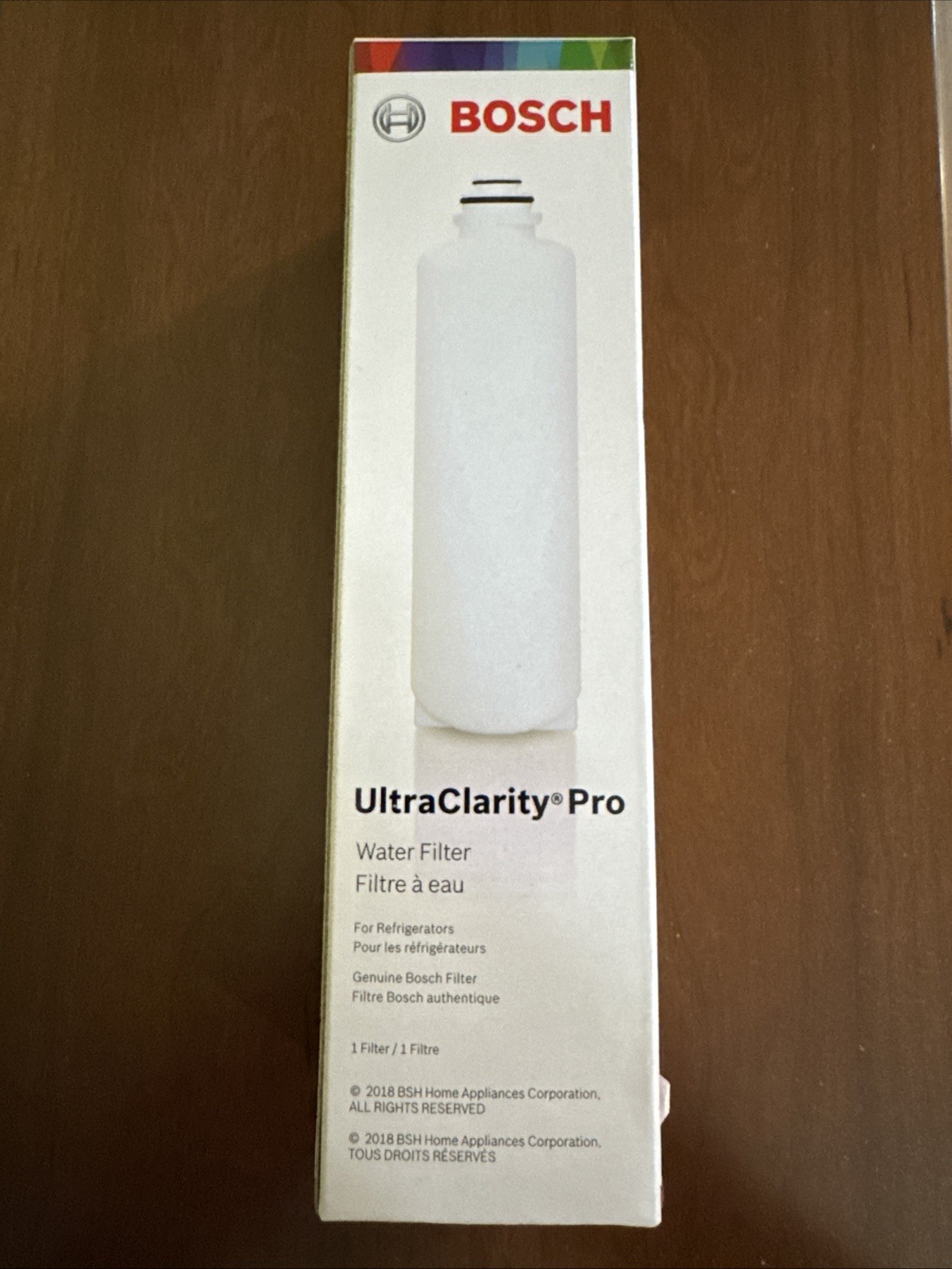 Bosch Ultra Clarity Pro Refrigerator Water Filter – White (BORPLFTR50) OEM Part
