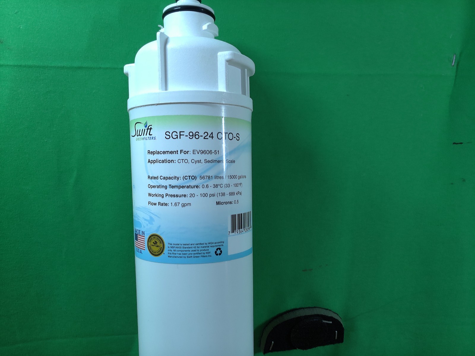 Swift Green Filters SGF-96-24 CTO-S Compatible Commercial Water Filter