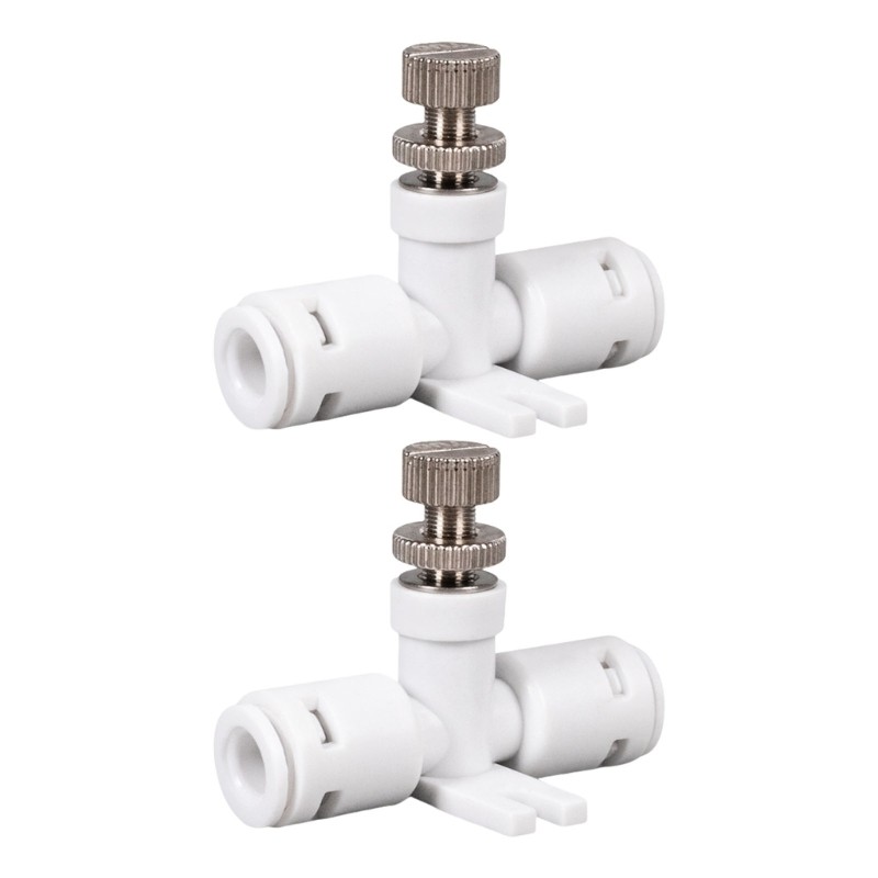 2pcs Water Speed Controller Hose Reverse Osmosis Water Flow Valves Regulator