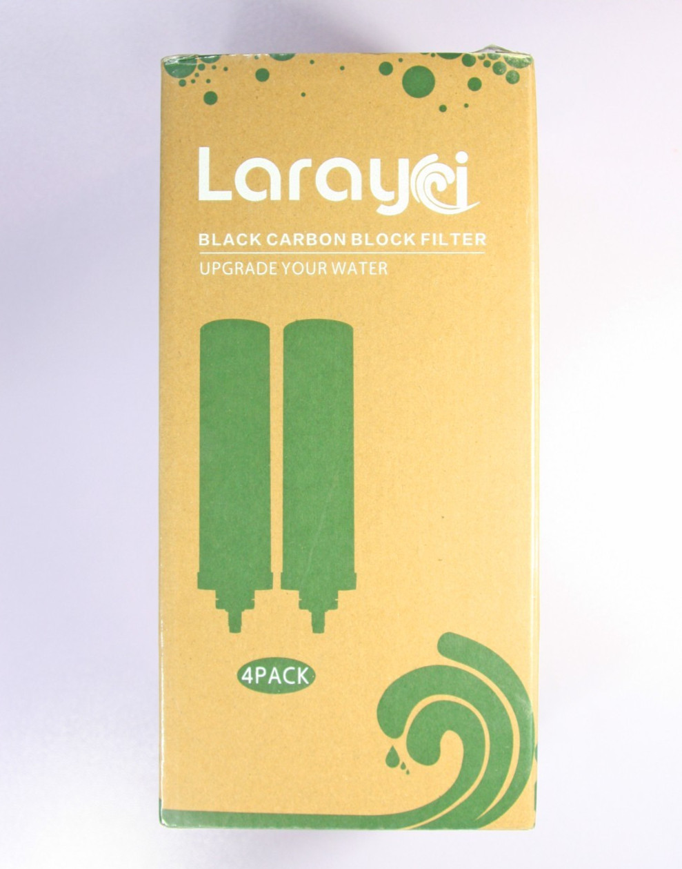 Larayci Black Carbon Block Filters Pack of 4 New Sealed in Original Packaging