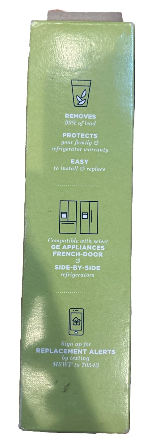 Refrigerator Water Filter Replacement GE MSWF French Door Side By Side Open Box