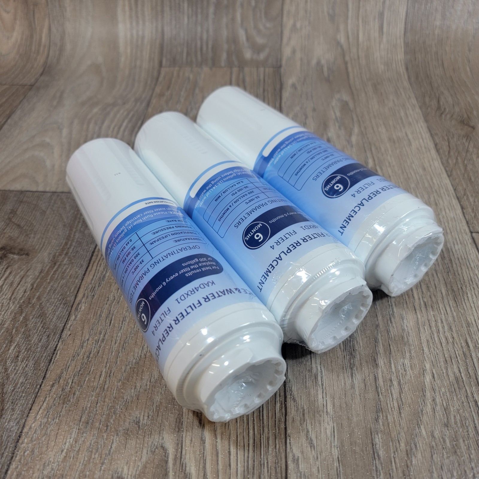 3x Kitchenaid Unbranded Ice & Water Replacement Refrigerator Filter 4 KAD4RXD1
