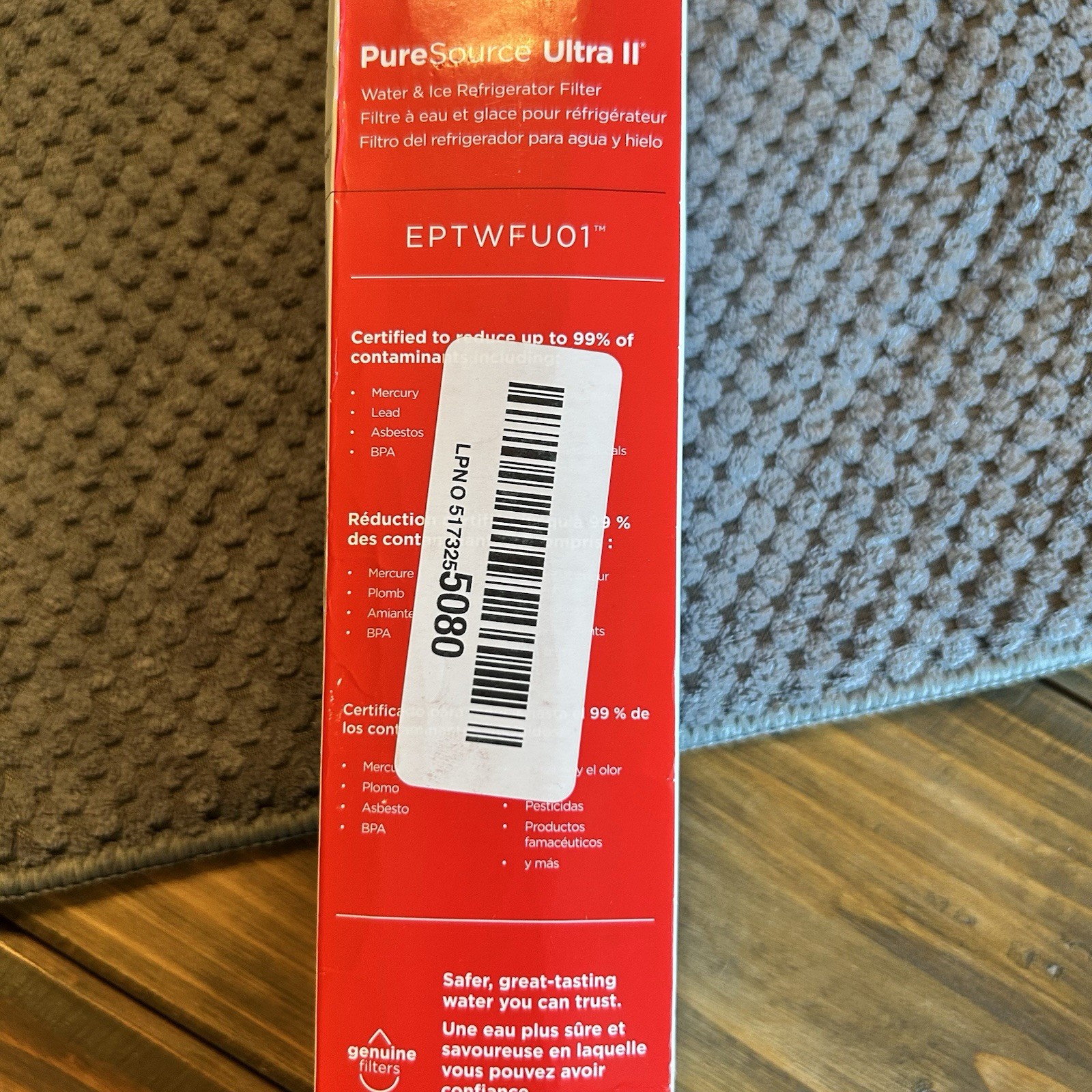 FRIGIDAIRE EPTWFU01 PureSource Ultra II Refrigerator Water Filter, 1 Count