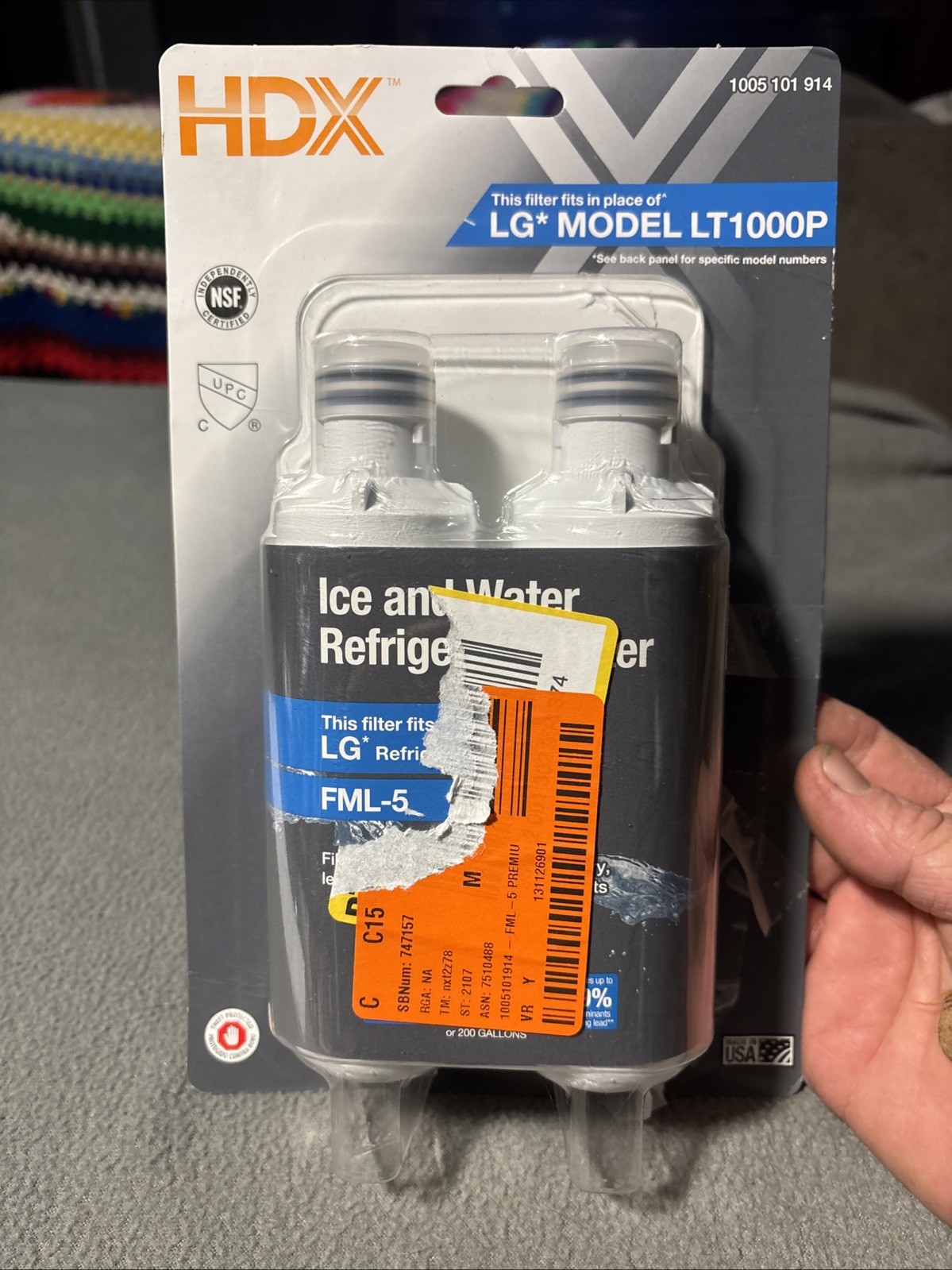 Replacement for LG Model LT1000P (2-Pack) HDX Brand FML-5