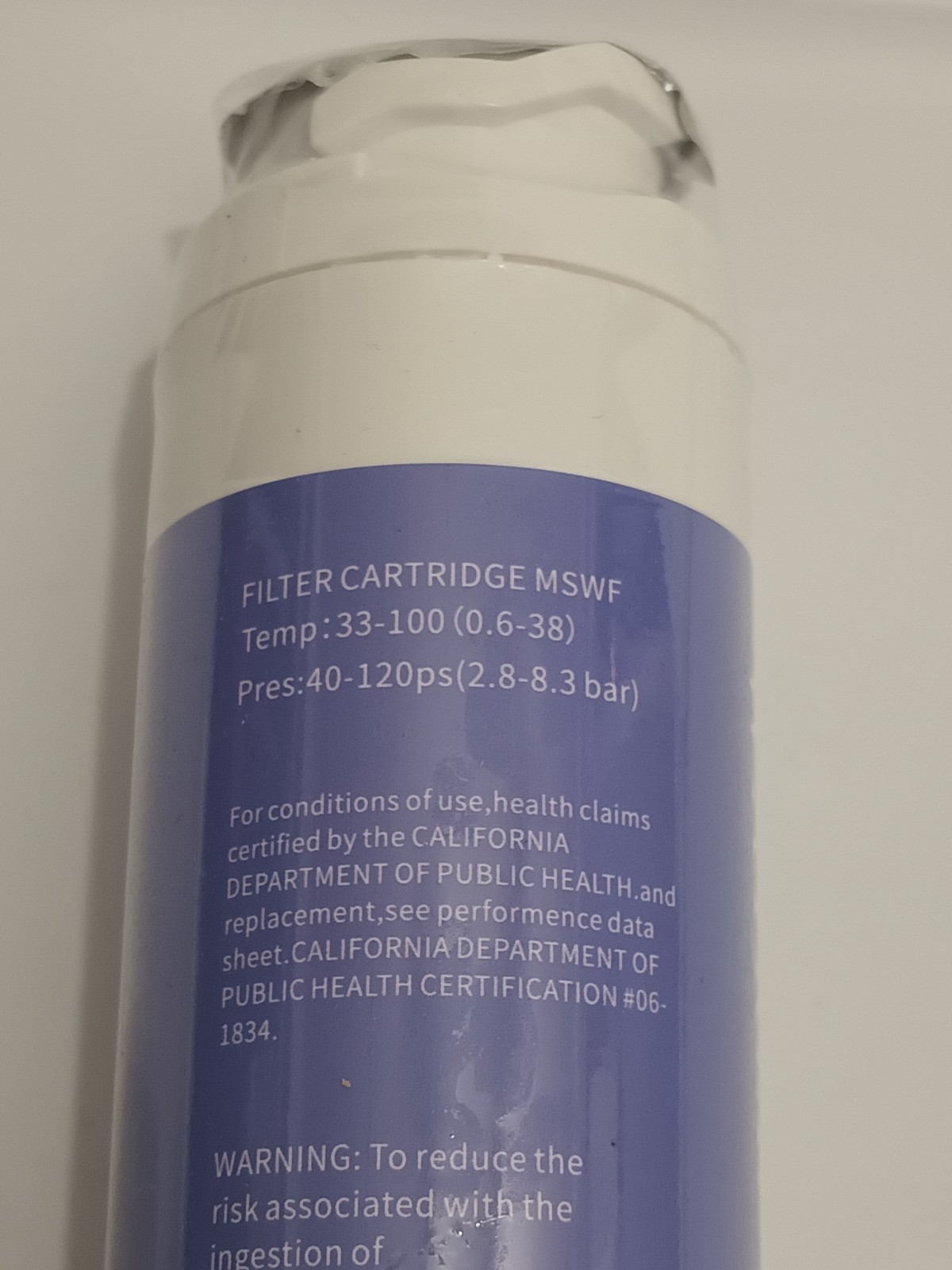 Clanory MSWF Replacement Refrigerator Water Filter For G²E MSWF SmartWater