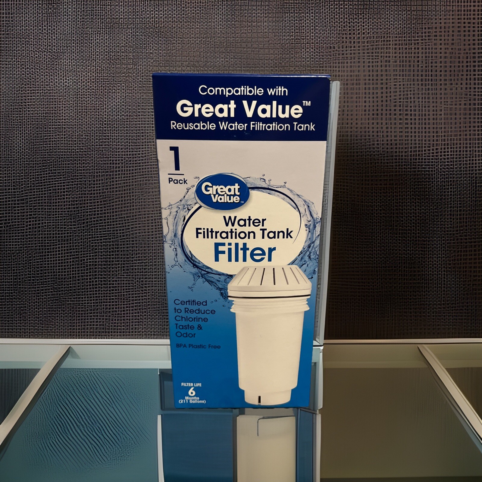 Great Value Water Filtration Tank Replacement Filter New