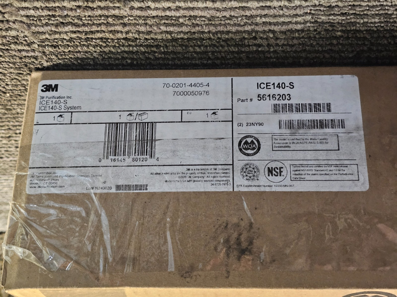 3M 5616203 High Flow Series Filter System 2.1 gpm 3/8 in FNPT ICE140-S