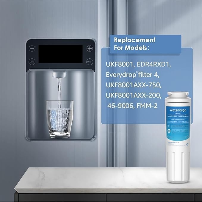 Waterdrop UKF8001 Refrigerator Water Filter replacement for Maytag UKF8001AXX750