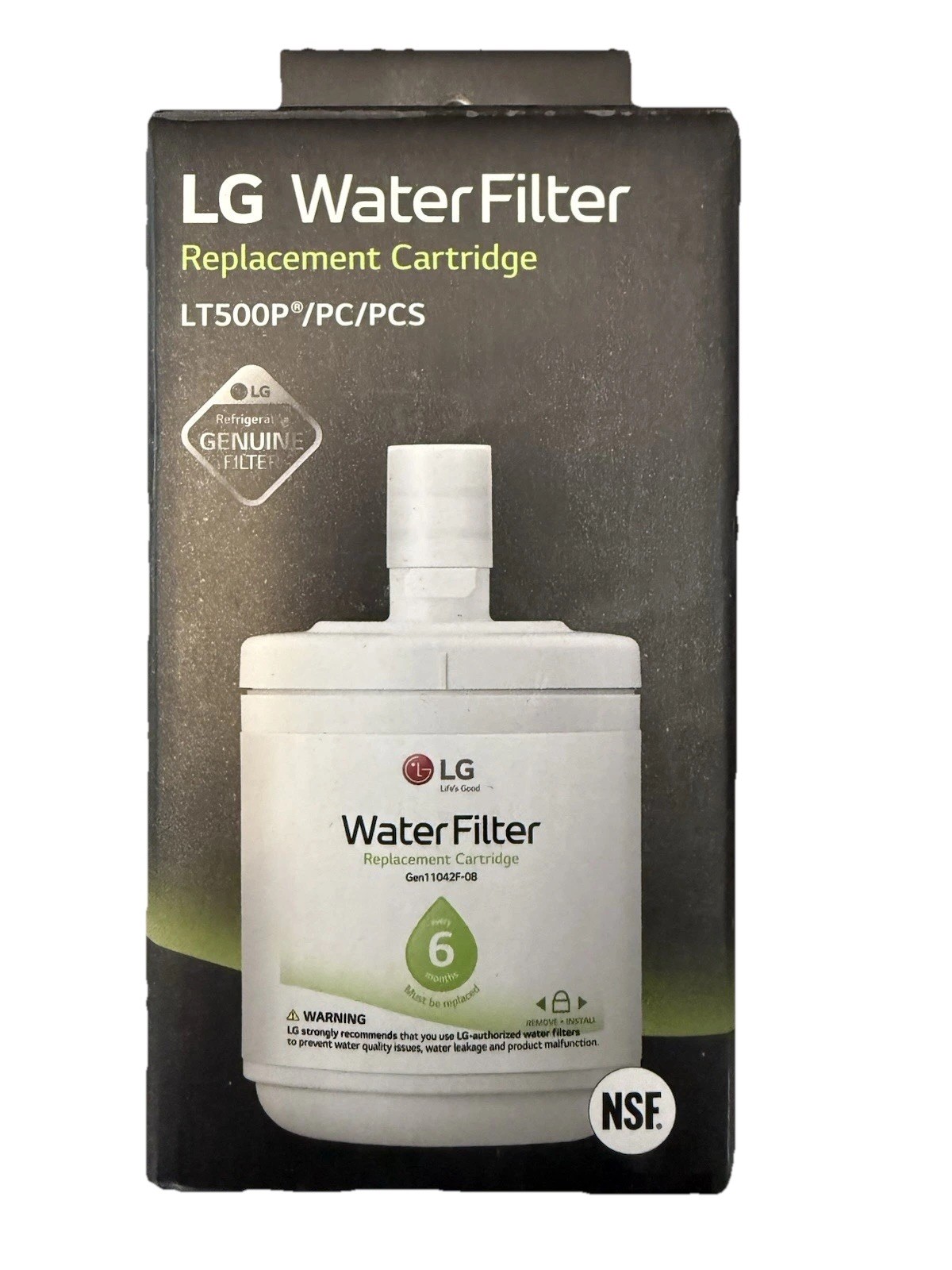LG Water Filter LT500P/PC/PCS Replacement Cartridge