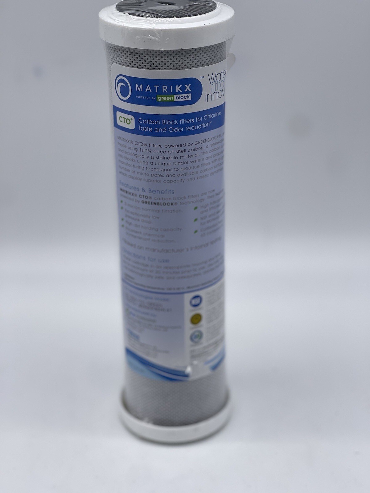 Matrikx CTO 32-250-MATRIKX Green JB95KP40H141 Water Filter