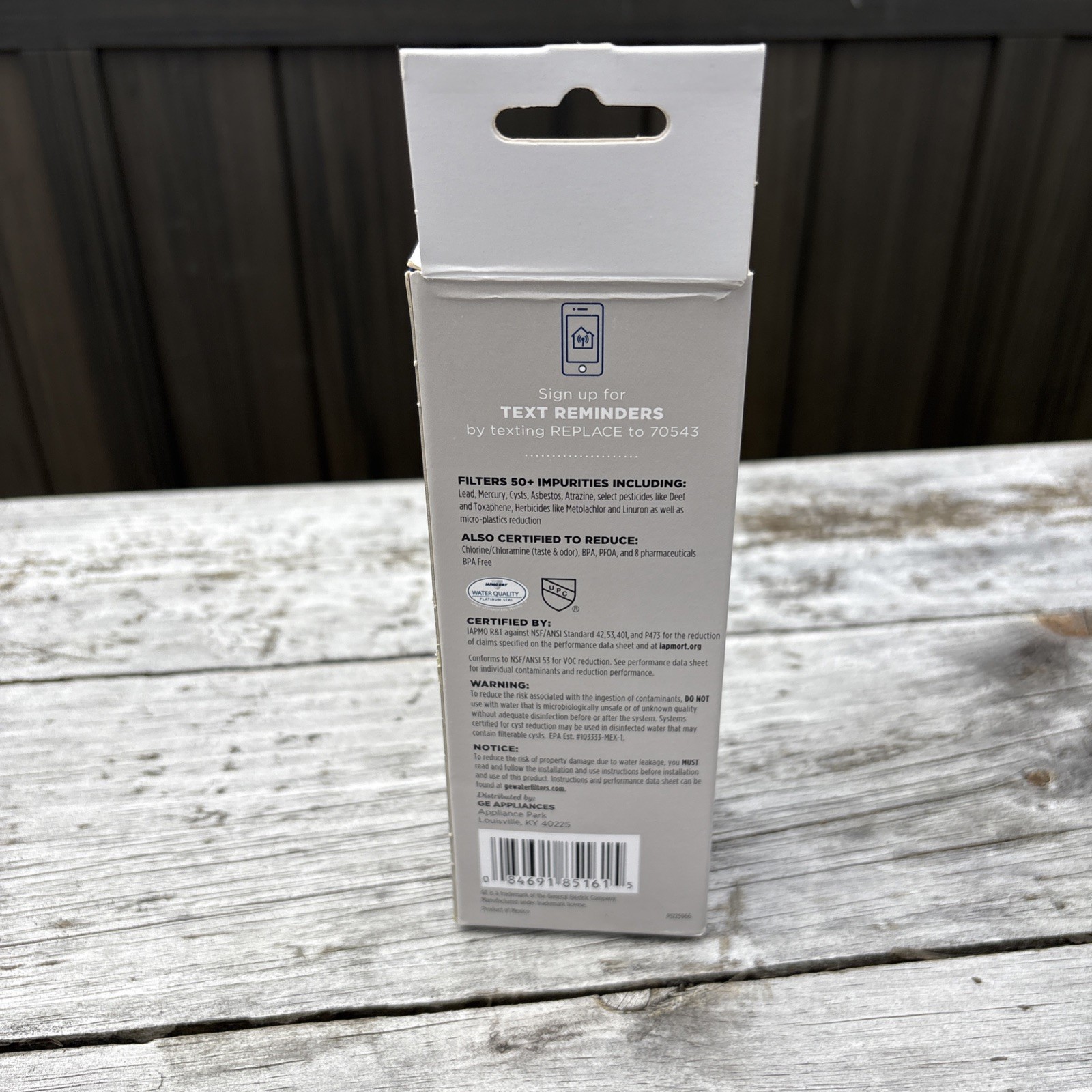 Genuine Brand New GE XWFE Refrigerator Water Filter – White