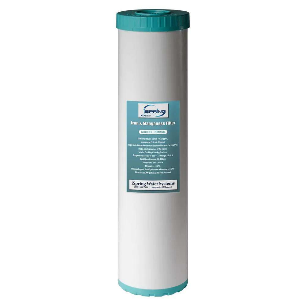 ispring replacement water filter cartridge whole house carbon spun fiber iron