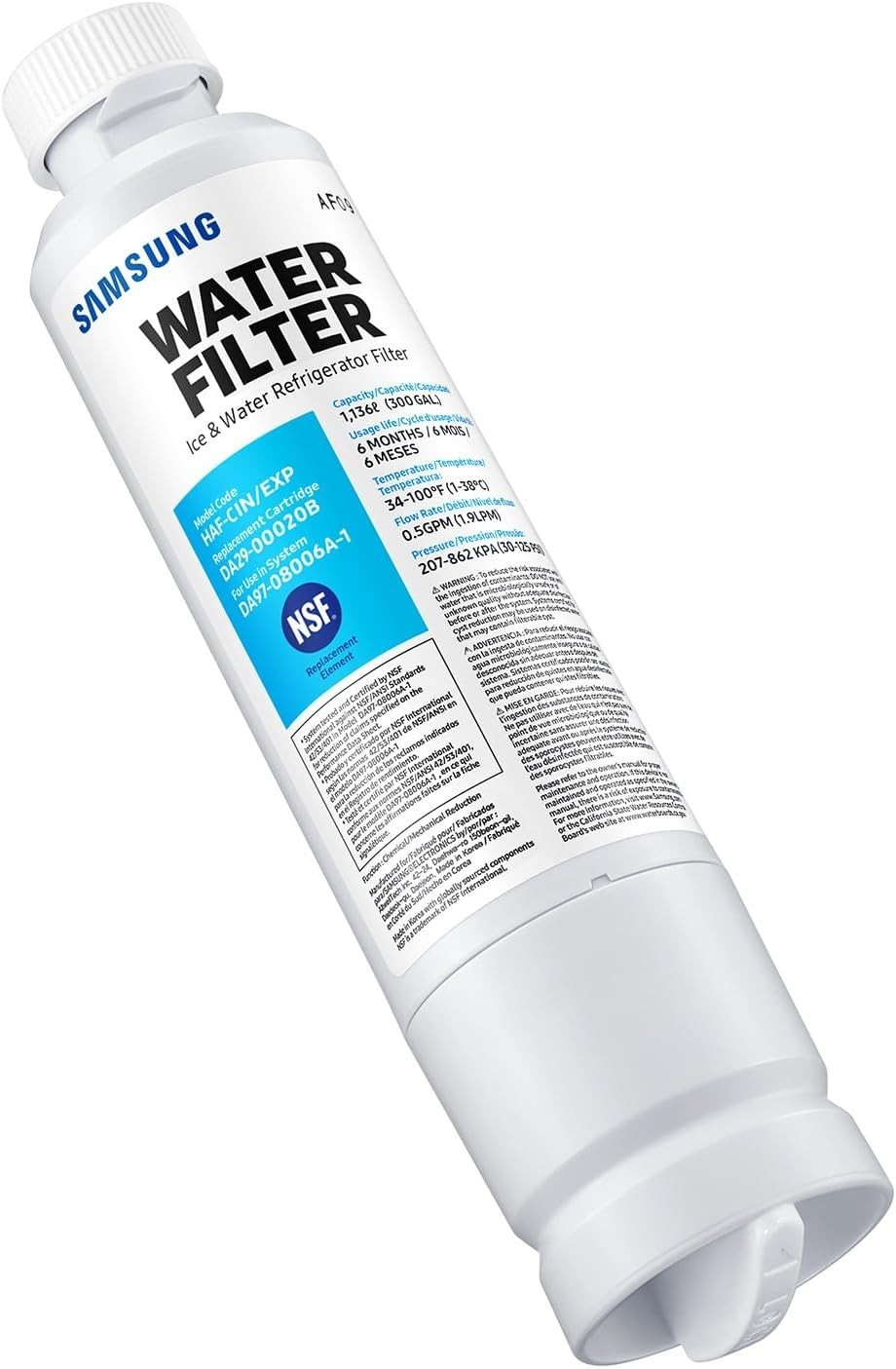 Refrigerator Water Filter Carbon Block Replacement for Samsung HAF-CIN Exp 6