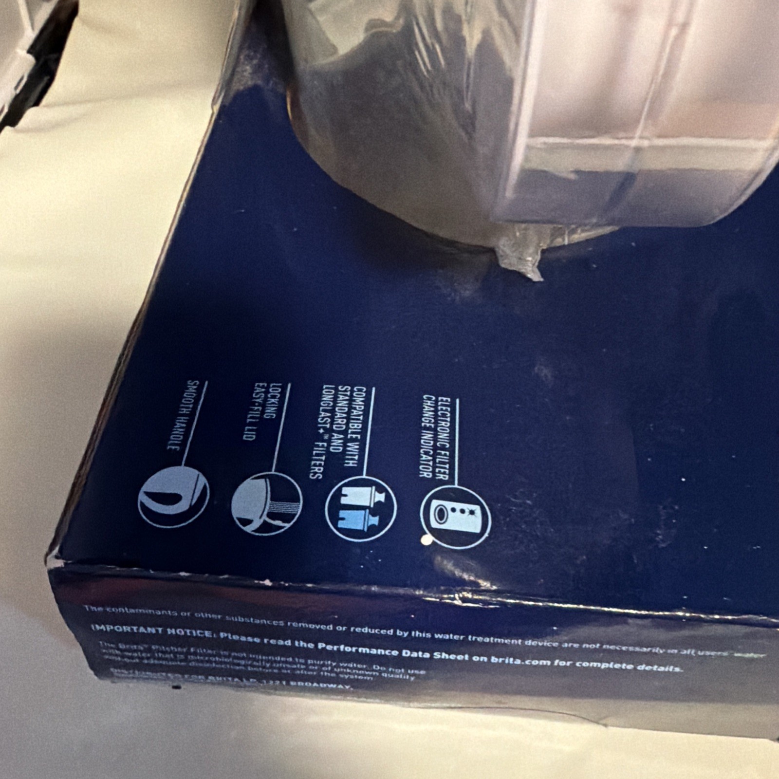 Brita Large 10 Cup Water Pitcher + 2 Elite LongLast+ Filters Last 6 Months Each