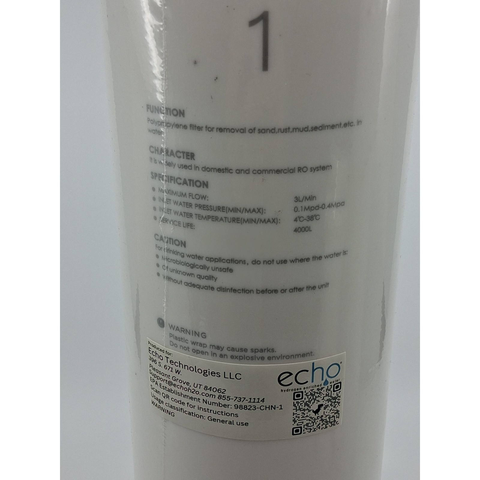 Echo Complete Replacement Filter Set – Contains Filters 1, 2, 3, & 4