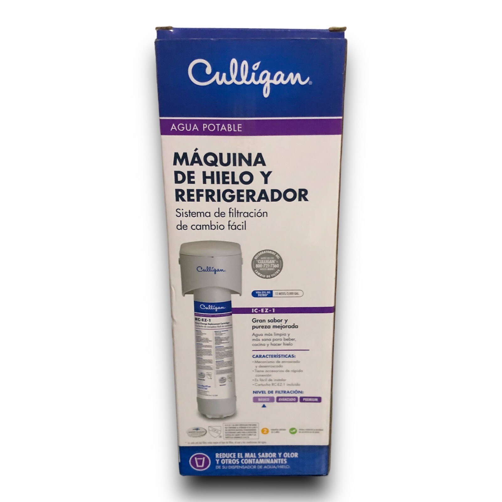 Culligan IC-EZ-1 Basic Ice Maker & Refrigerator Easy Change Filtration System