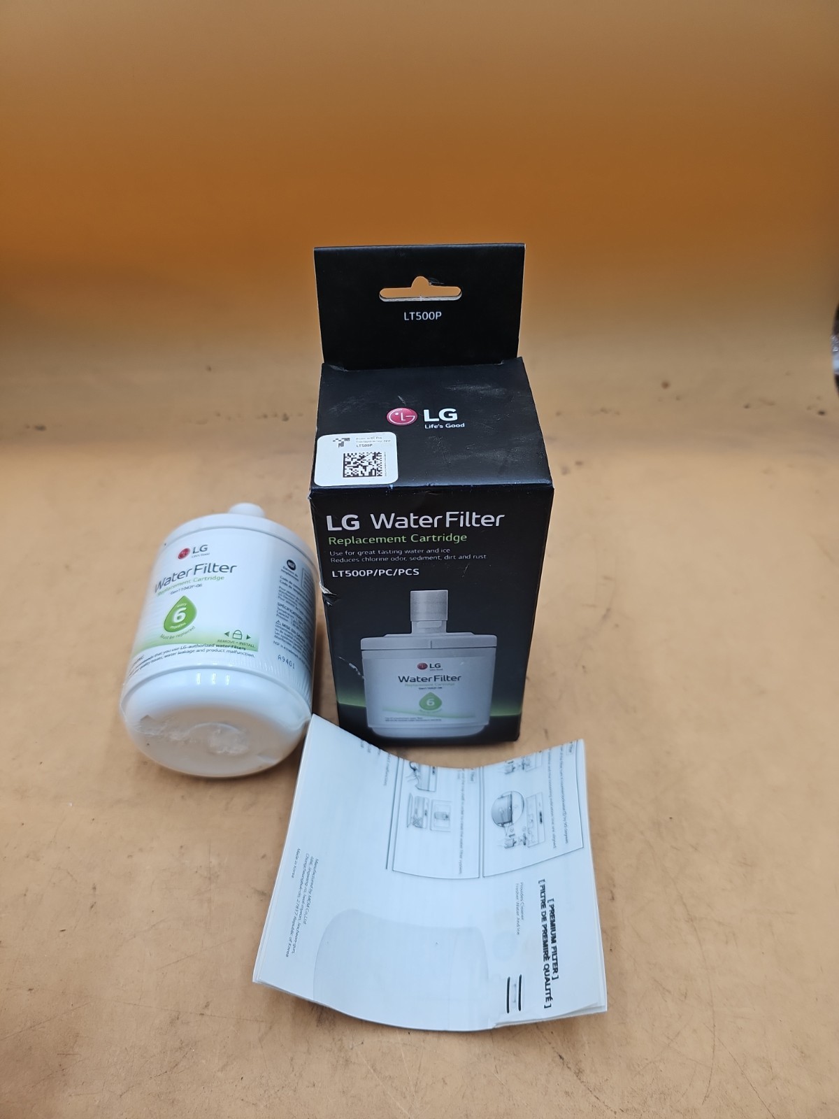LG LT500P/PC/PCS 6 Month 500 Gallon Capacity Fridge Water Filter. ADQ72910911