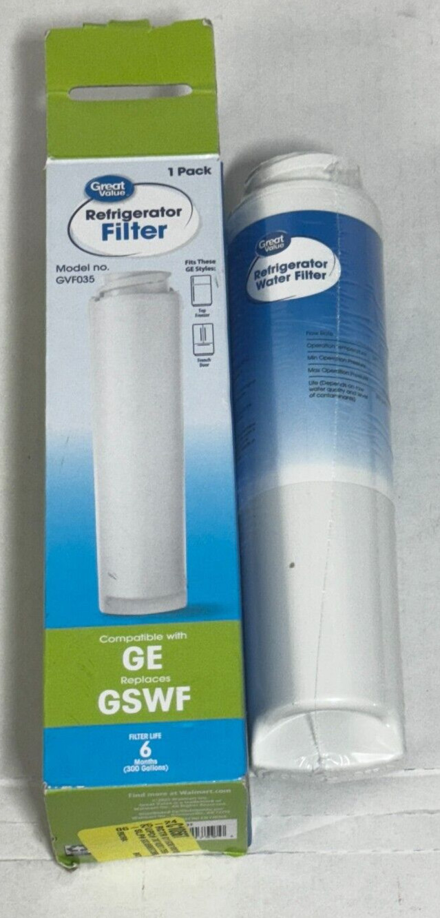 Great Value Refrigerator Water Filter Replaces Ge Model GSWF & Kennemore 46-9914