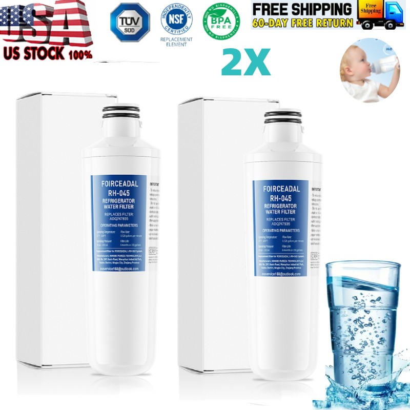 2-PACK Refresh Refrigerator Ice Water Filter For LG LT1000P ADQ747935 NEW