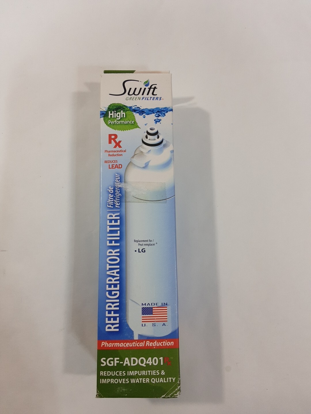 Swift Green SGF-ADQ401 Rx Replacement refrigerator Water Filter New