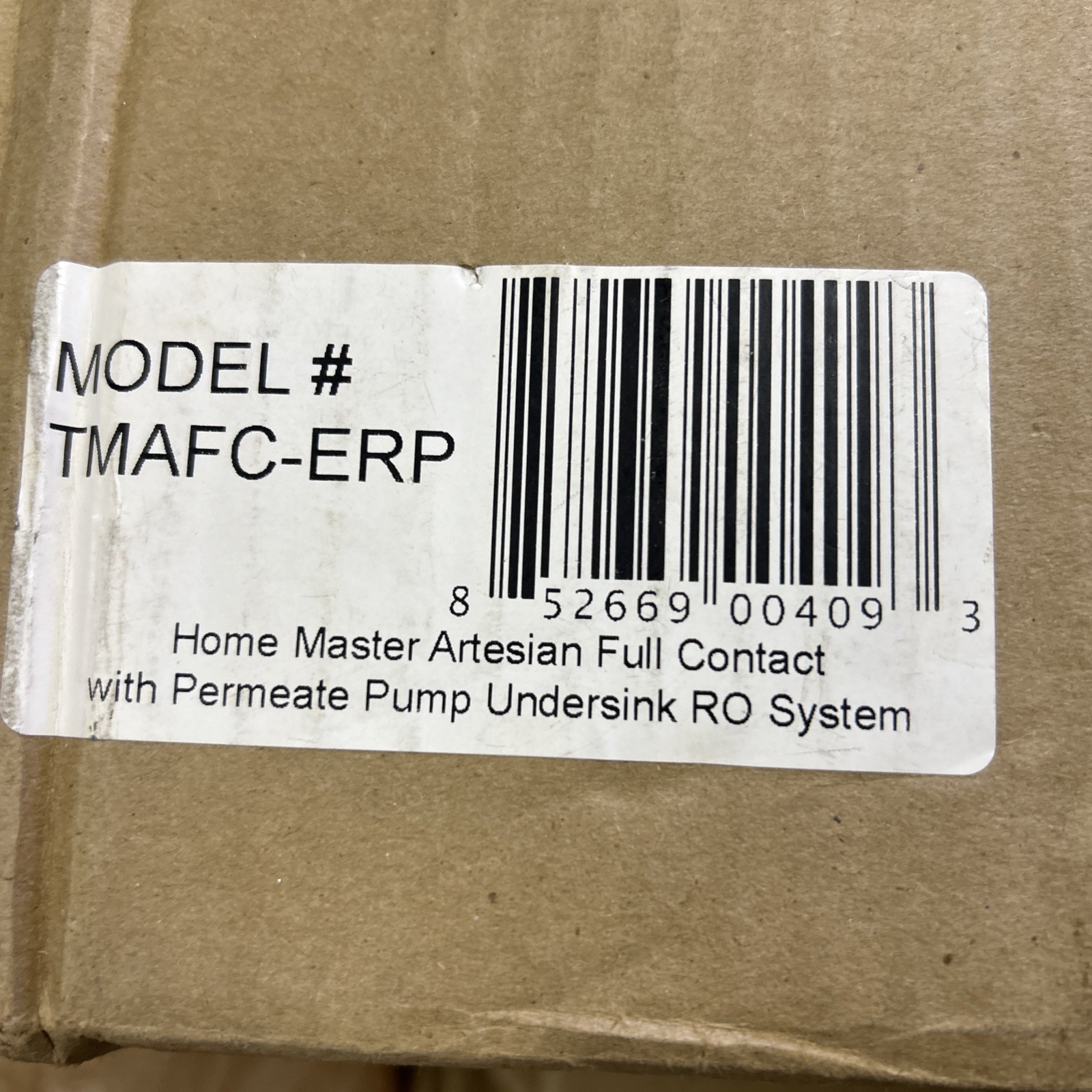 Home Master TMAFC-ERP Artesian Full Contact Reverse Osmosis System 7-Stages