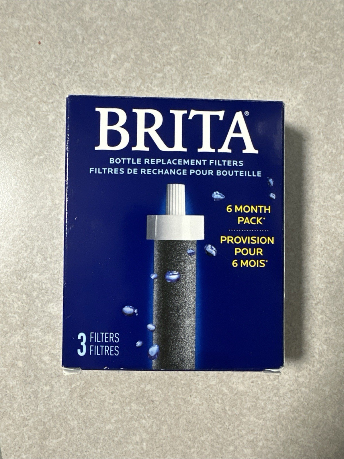 BRITA Water Bottle Replacement Filters 3 Count NEW