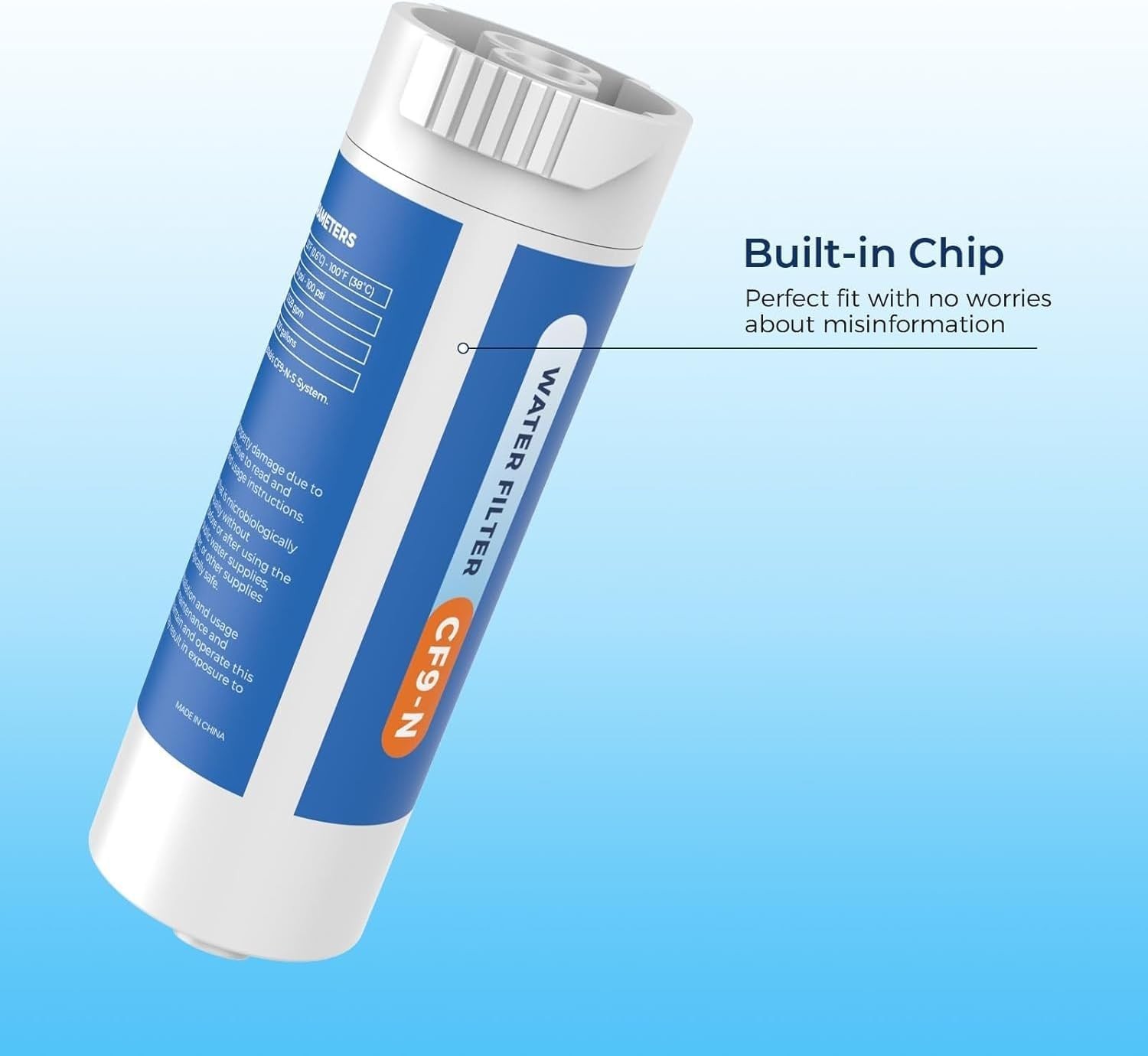 Crystala Water Filter Compatible with XWFE CHIP Replacement for GE XWFE