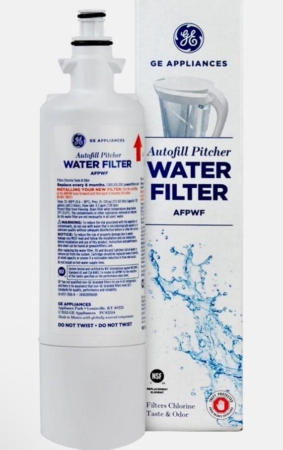 GE AutoFill Pitcher Refrigerator Water Filter 170 Gallons/6 months, AFPWF