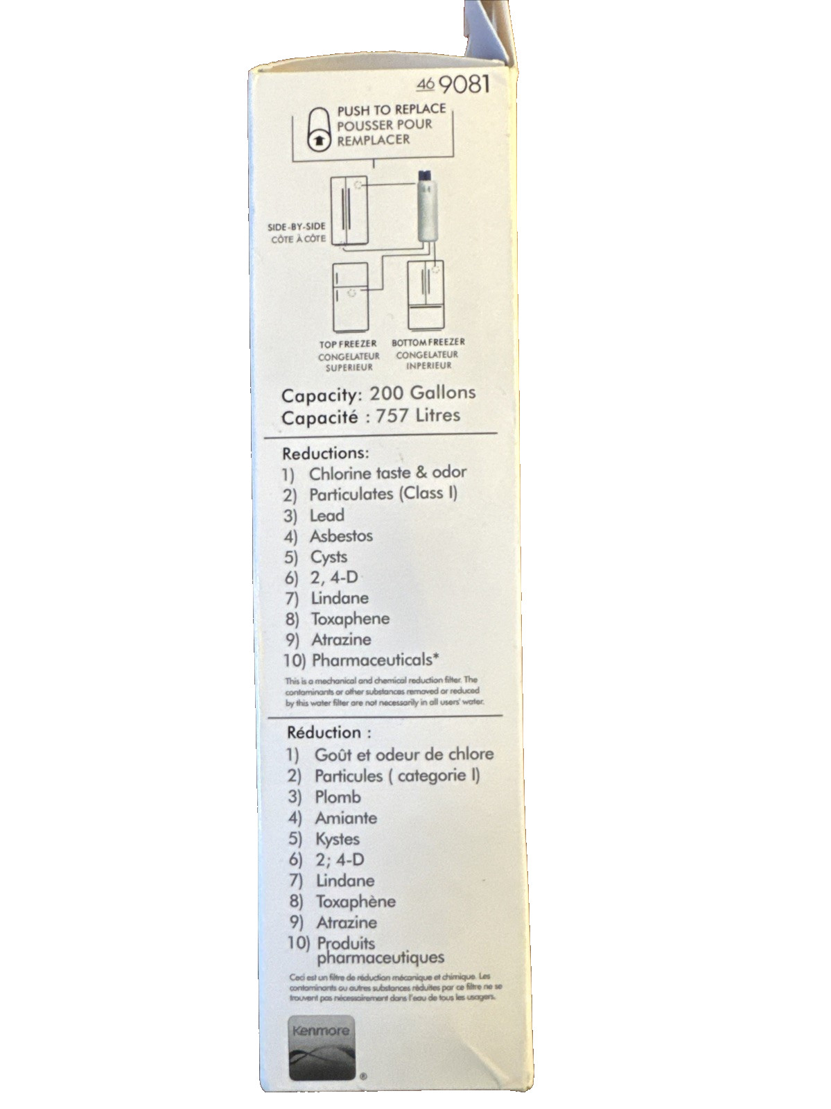 Kenmore 46-9081 Refrigerator Water Filter New Replacement Cartridge