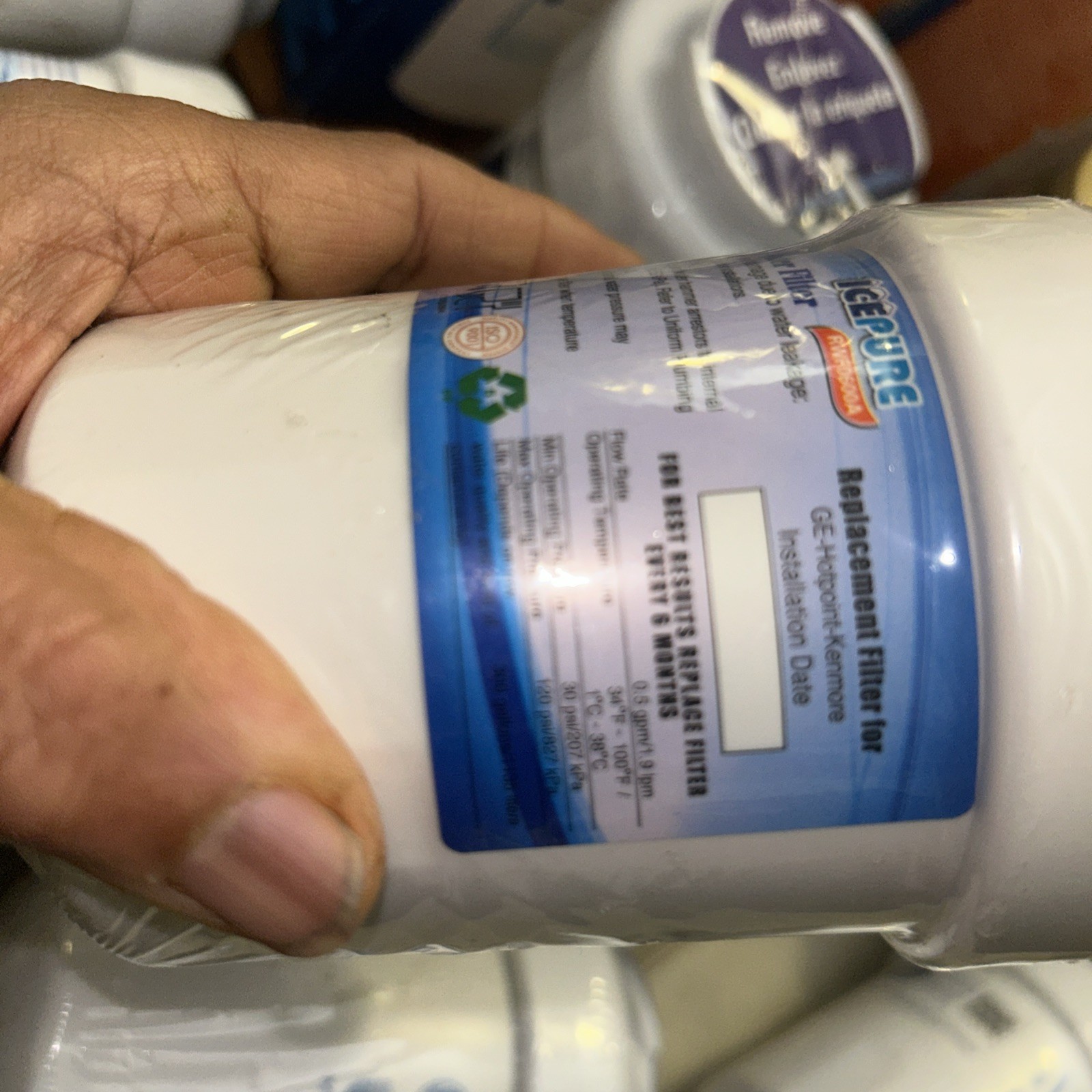 ICEPURE Replacement For GE MWF SmartWater MWFP GWF Fridge Water Filter