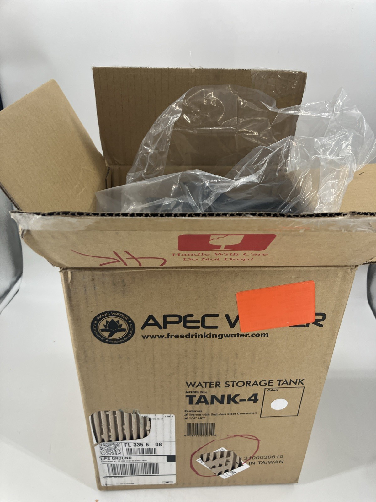 APEC TANK-4 Water Systems 4 Gallon Residential Pre-Pressurized Reverse