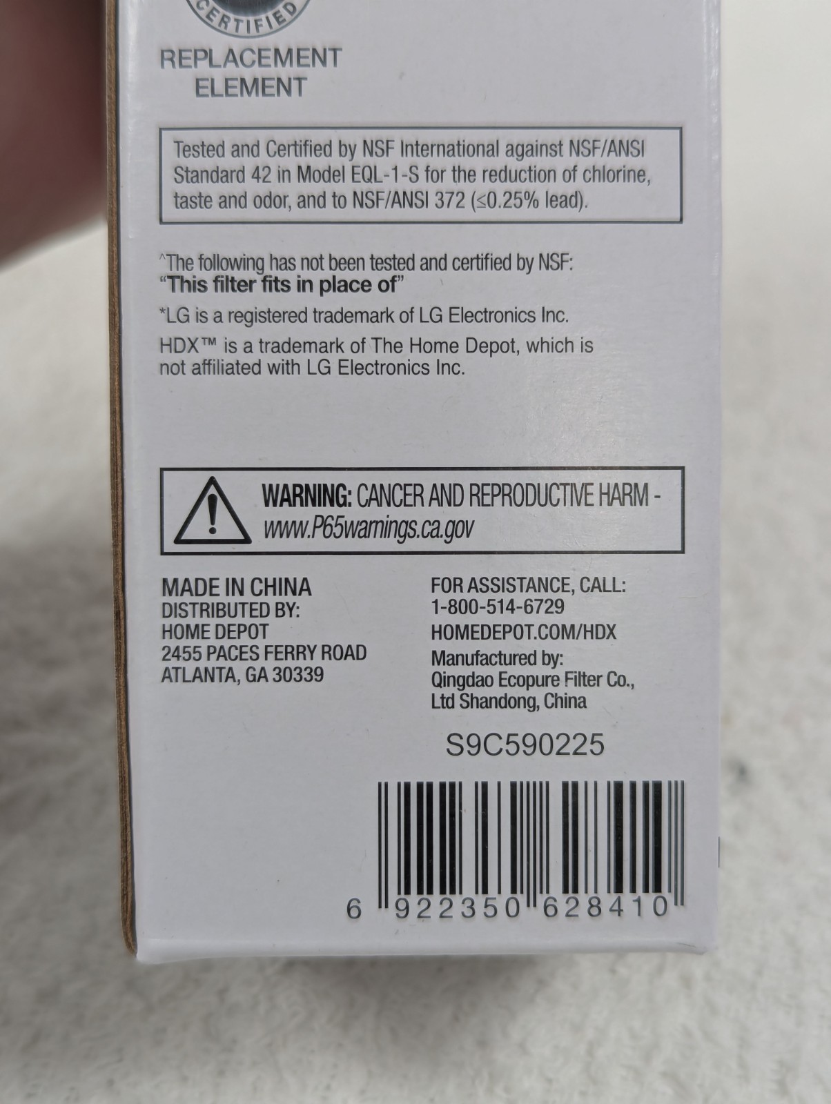 HDX – Replacement Water Filters – LG Model LT1000P – 2 Pack